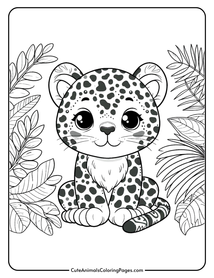 Jaguar Coloring Pages (11 Free Printable Pages) - Cute Animals Coloring ...