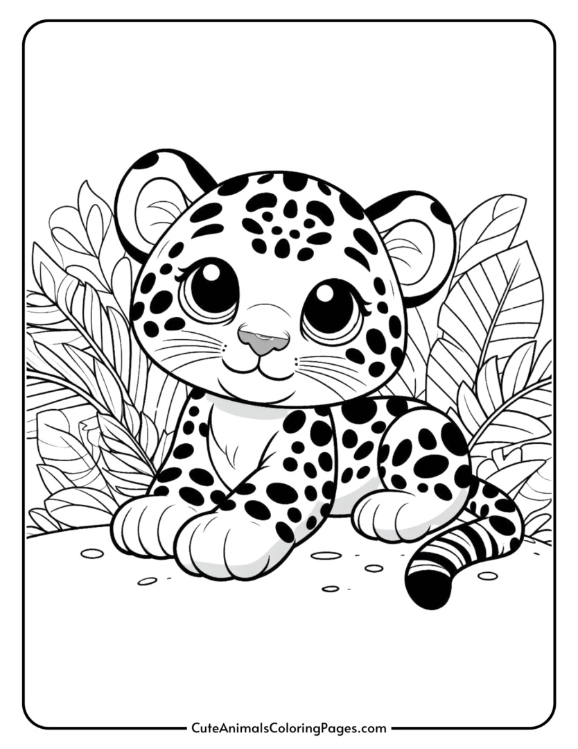 Jaguar Coloring Pages (11 Free Printable Pages) - Cute Animals Coloring ...