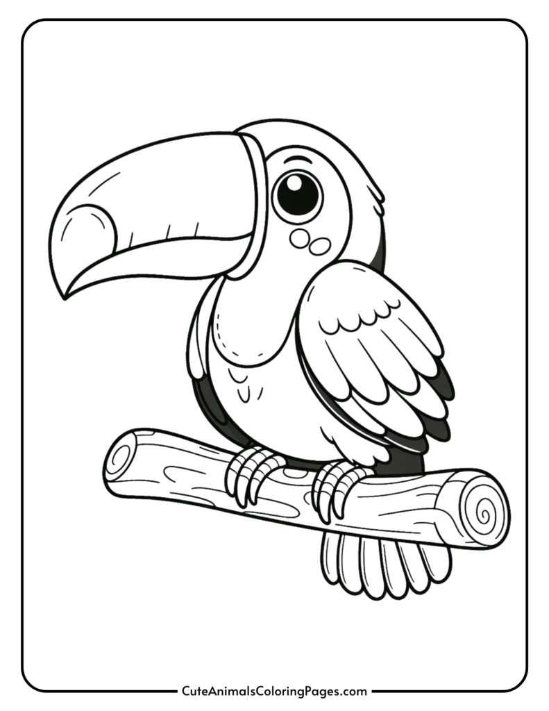 toucan bird colouring