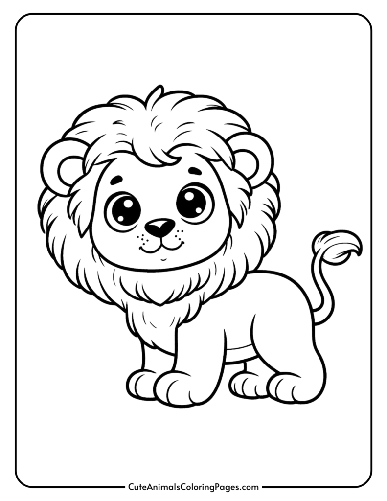 coloring sheets lion