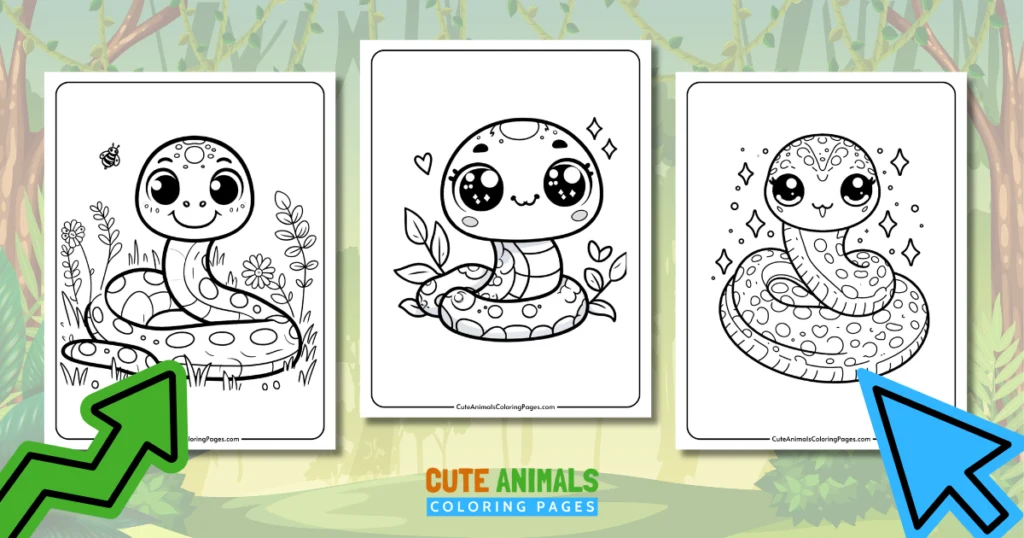 cute python coloring pages