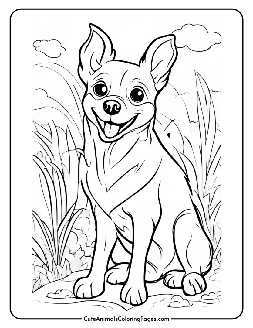 Cute Dog Coloring Pages (13 Free PDF Pages) - Cute Animals Coloring Pages