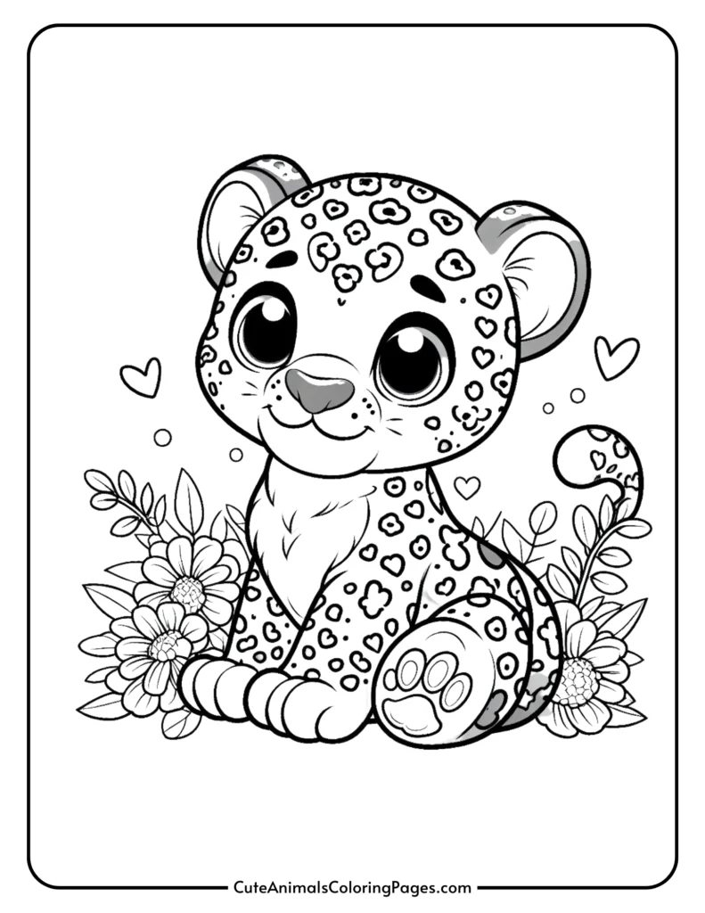 Jaguar Coloring Pages (11 Free Printable Pages) - Cute Animals Coloring ...