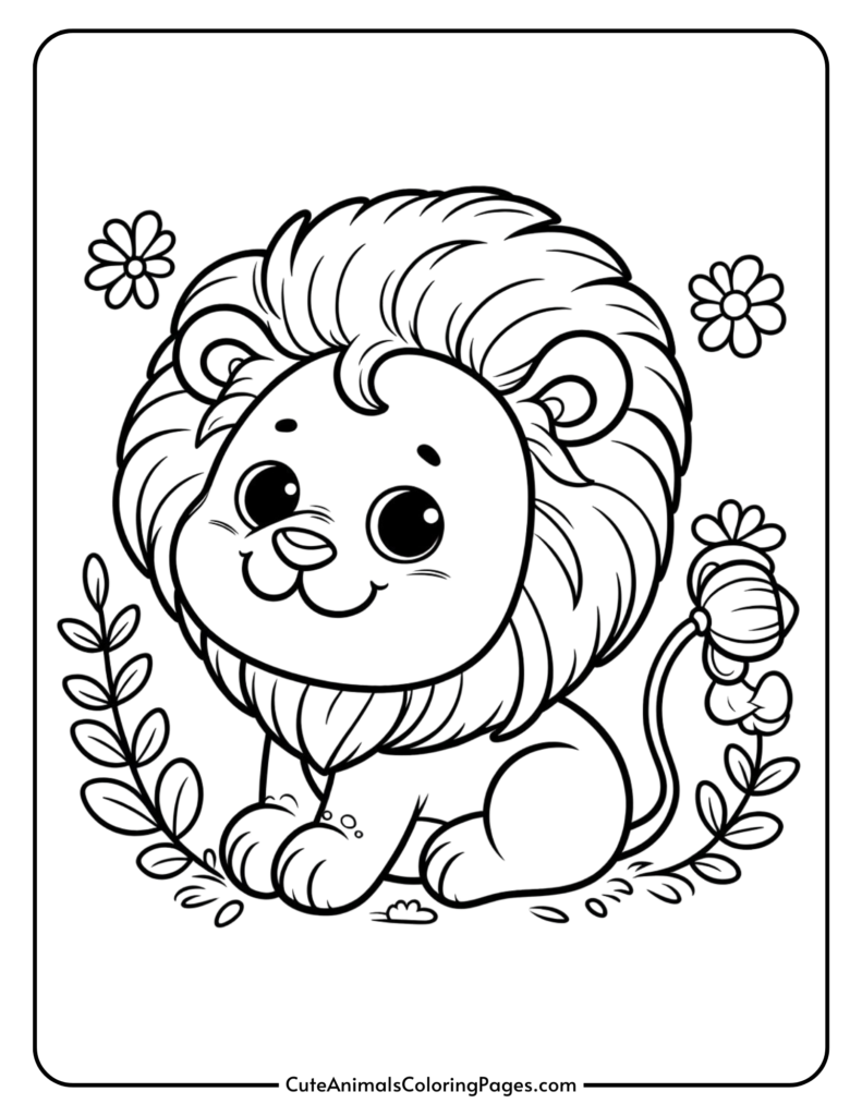 lion coloring pages