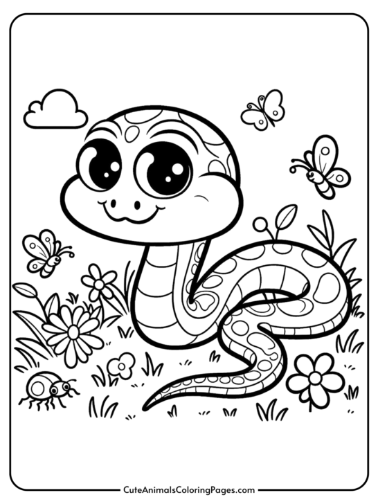 Python Coloring Pages (6 Free Printable Pages)