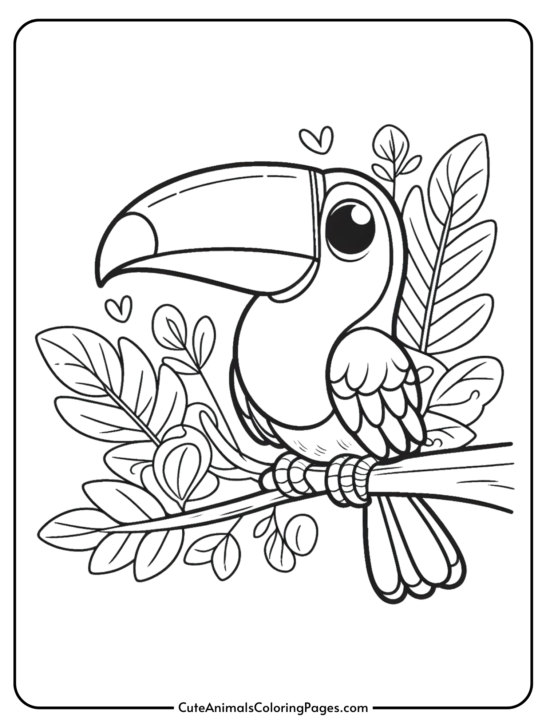 Toucan Coloring Pages (7 Free Printable Pages)