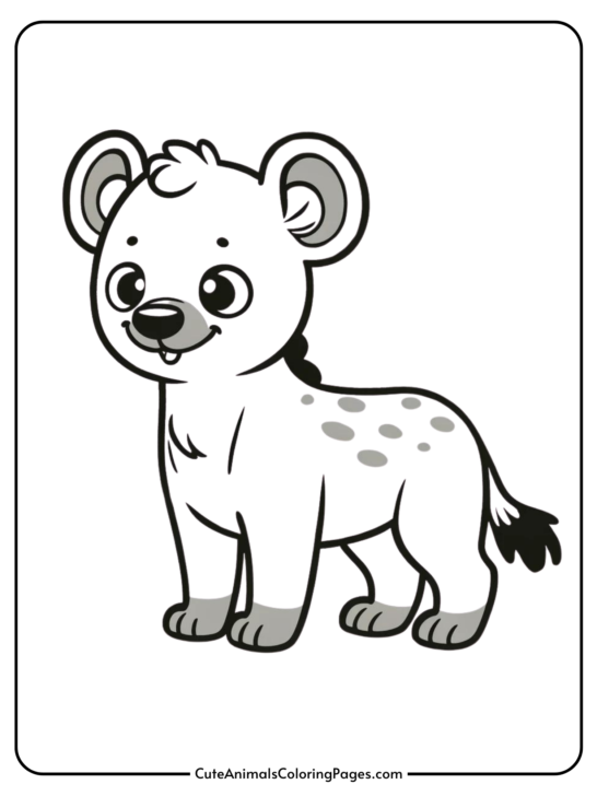 Hyena Coloring Pages (7 Free Printable Pages)