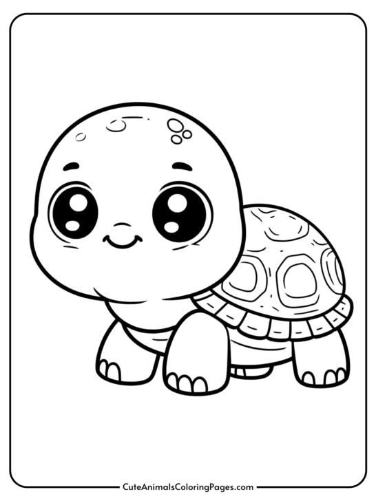 Tortoise Coloring Pages (5 Free Printable Pages)