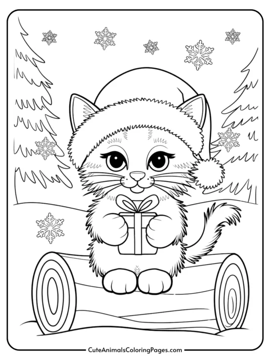 cute animals coloring page