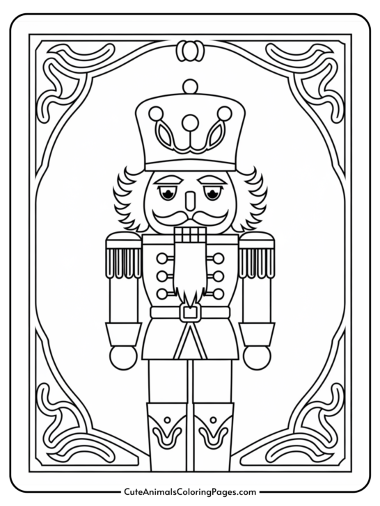 Nutcracker Coloring Pages (9 Free Printable Pages)