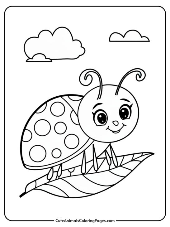 Ladybug Coloring Page (4 Free Printable PDF Pages)